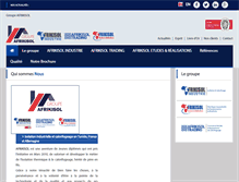 Tablet Screenshot of afrikisol-industrie.com